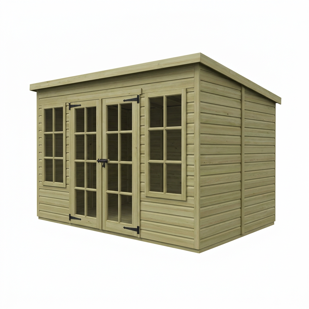 6 x 10 Pent Summer House - Pent Summer House