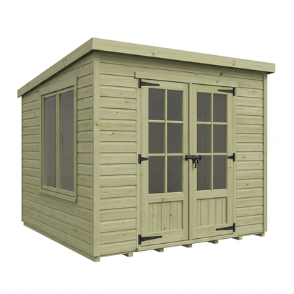 7 x 9 Pent Summer House - view 2