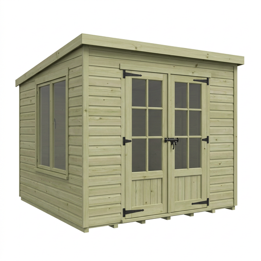 7 x 9 Pent Summer House - view 2