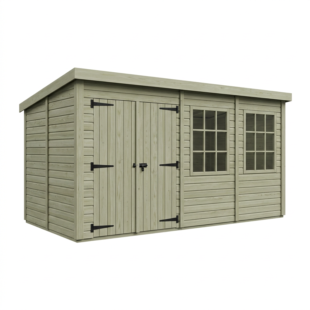 9 x 4 Pent Summer House - Pent Summer House