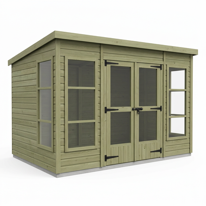 9 x 5 Pent Summer House - view 2