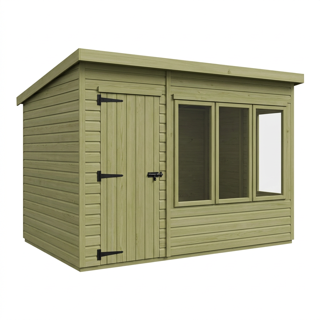 9 x 6 Pent Summer House - Pent Summer House