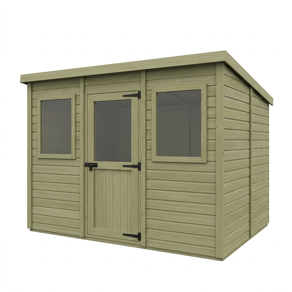 9 x 7 Pent Summer House - view 2