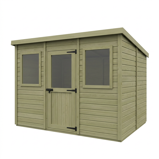 9 x 7 Pent Summer House - view 2