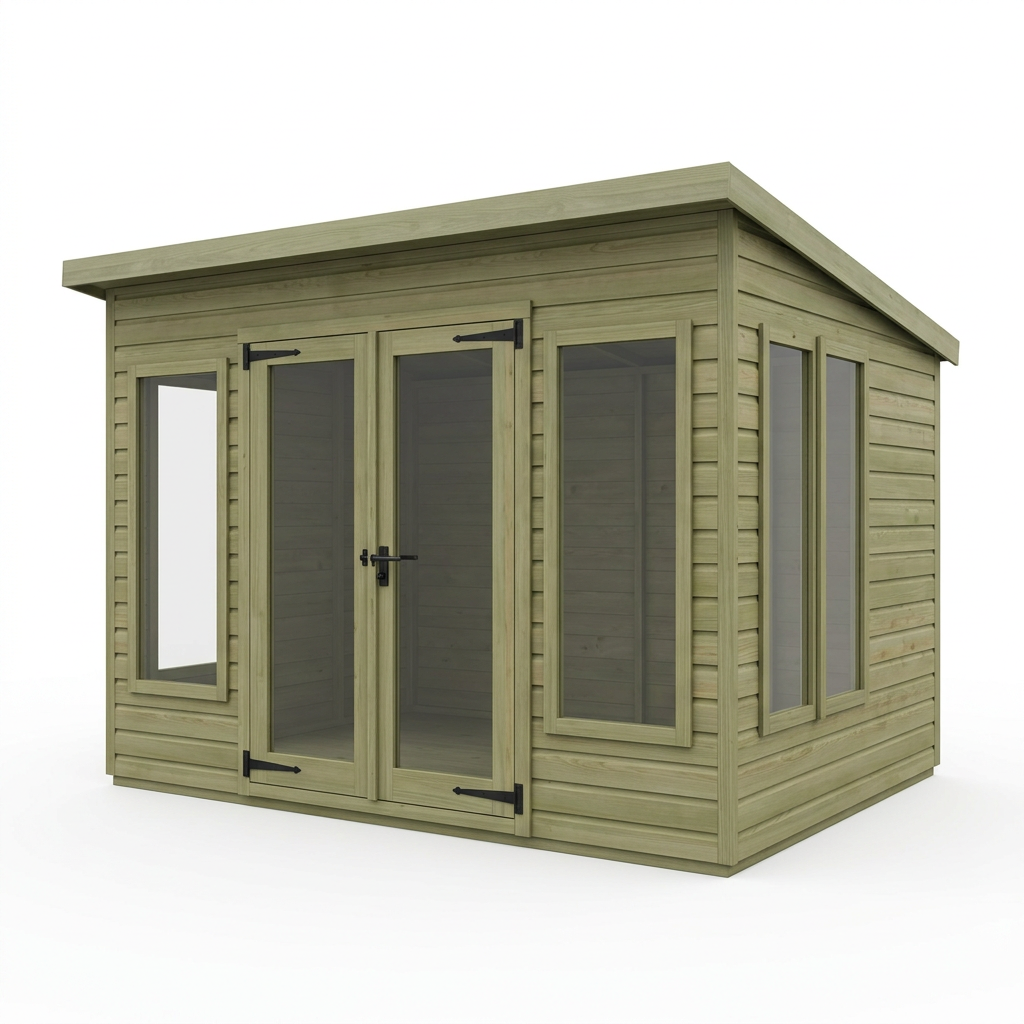 9 x 8 Pent Summer House - Pent Summer House
