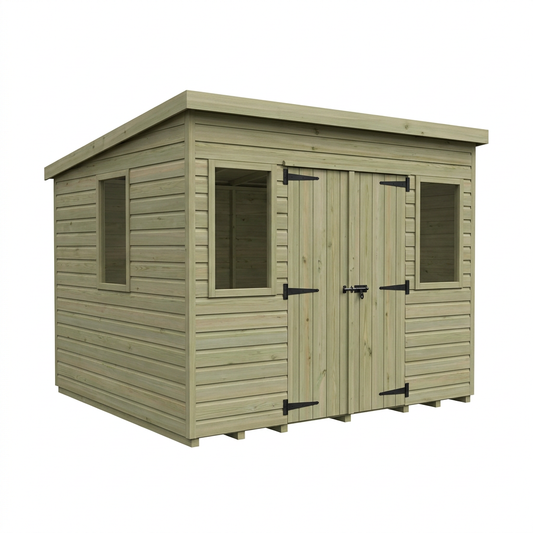 9 x 10 Pent Summer House - view 2