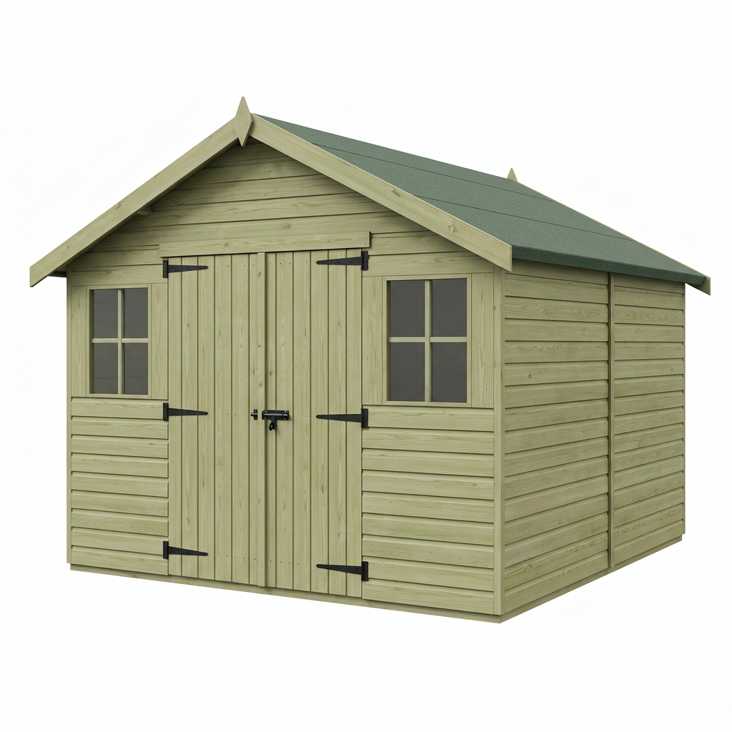 5 x 9 Apex Security Shed - Security Apex Shed