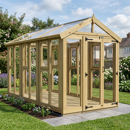 6x12 Glass Greenhouse - view 3
