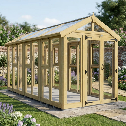 6x14 Glass Greenhouse - view 5
