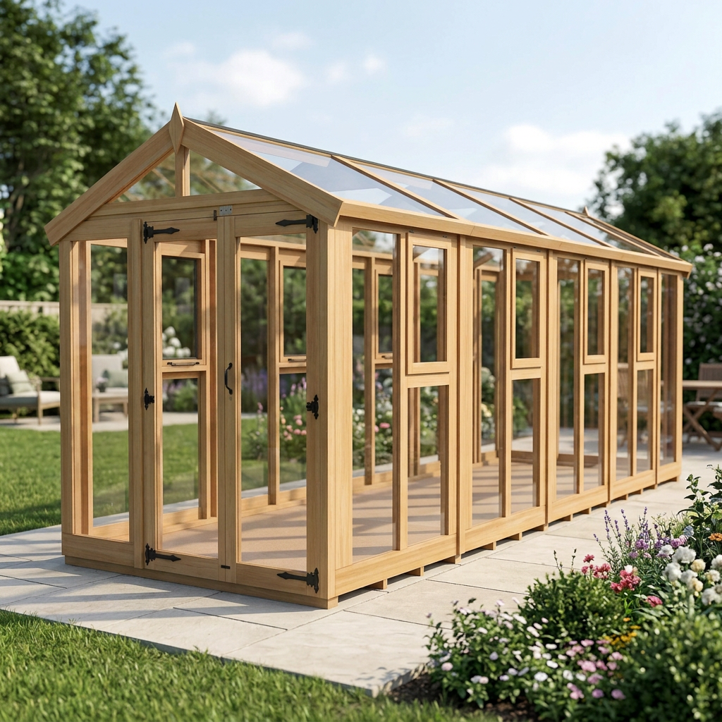 6x18 Glass Greenhouse - view 3
