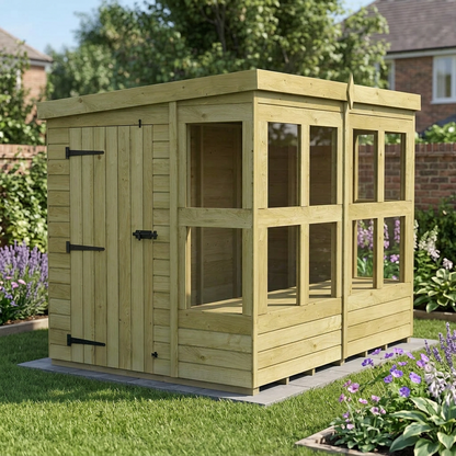6 x 8 Pent Potting Shed - view 6