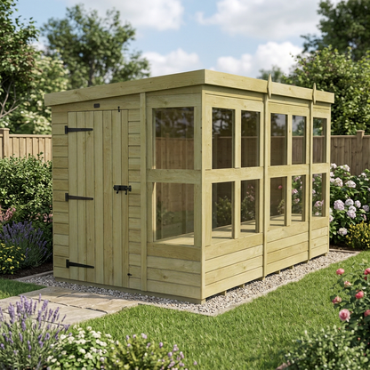 6 x 10 Pent Potting Shed - view 3