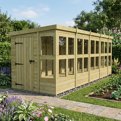 6 x 18 Pent Potting Shed - view 5