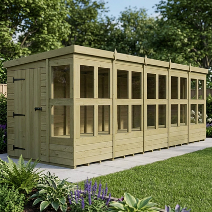6 x 20 Pent Potting Shed - view 5