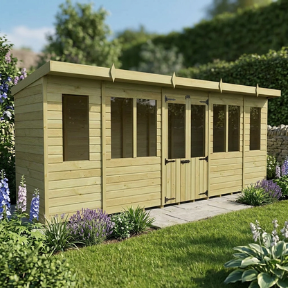 18 x 4 Pent Summer House - view 6