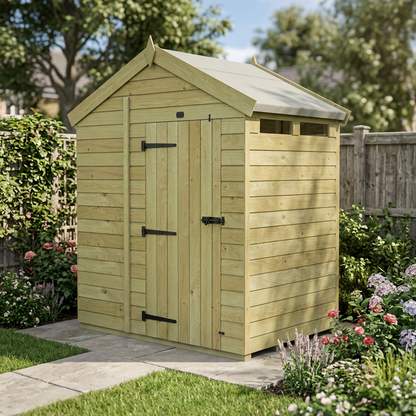 4 x 6  Apex Security Shed - view 4