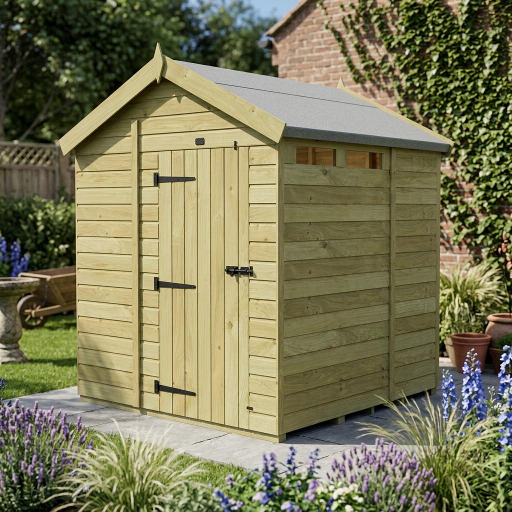 7 x 6 Apex Security Shed - view 5