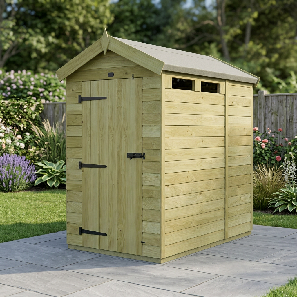 7 x 4 Apex Security Shed - view 4