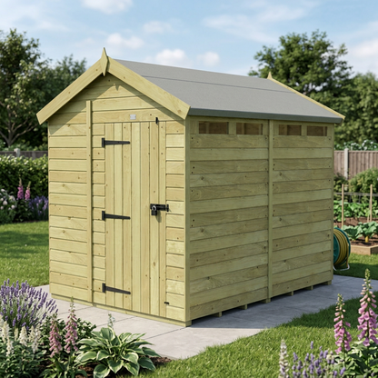 8 x 6 Apex Security Shed - view 5