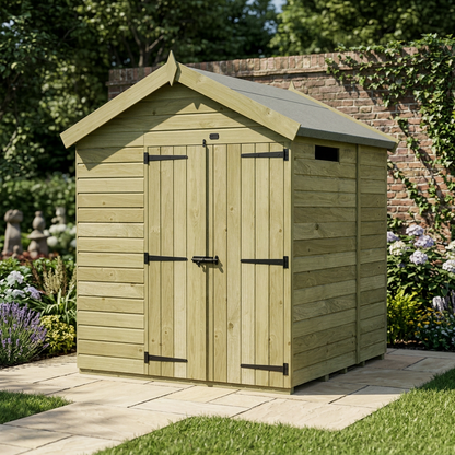 5 x 7 Apex Security Shed - view 4