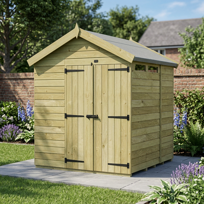 6 x 7 Apex Security Shed - view 5