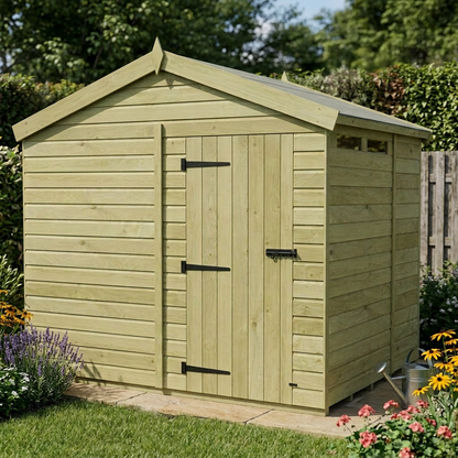 6 x 8 Apex Security Shed - view 4