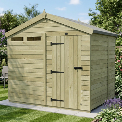 5 x 8 Apex Security Shed - view 3