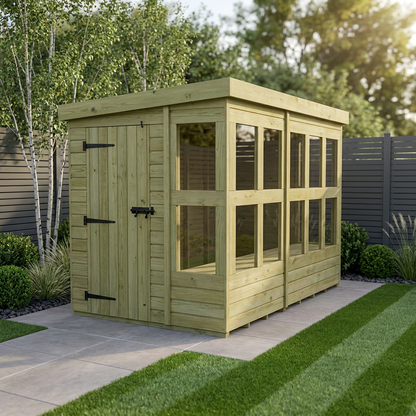 6 x 10 Pent Potting Shed - Pent Potting Shed