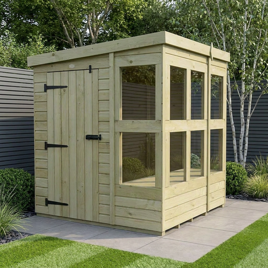 6 x 6 Pent Potting Shed - Pent Potting Shed