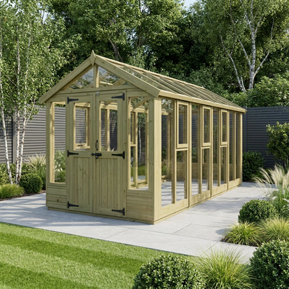 6x16 Glass Greenhouse - view 2