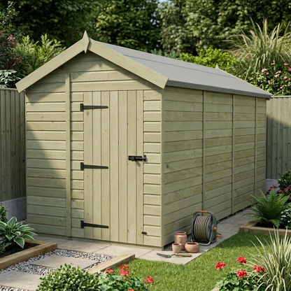 6 x 14 Apex Shed (Single Door, No Windows) - Apex Shed