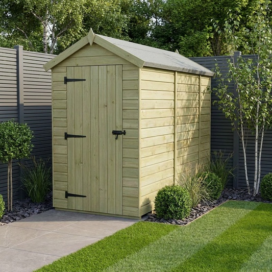 4 x 11 Apex Shed (Single Door, No Windows) - Apex Shed