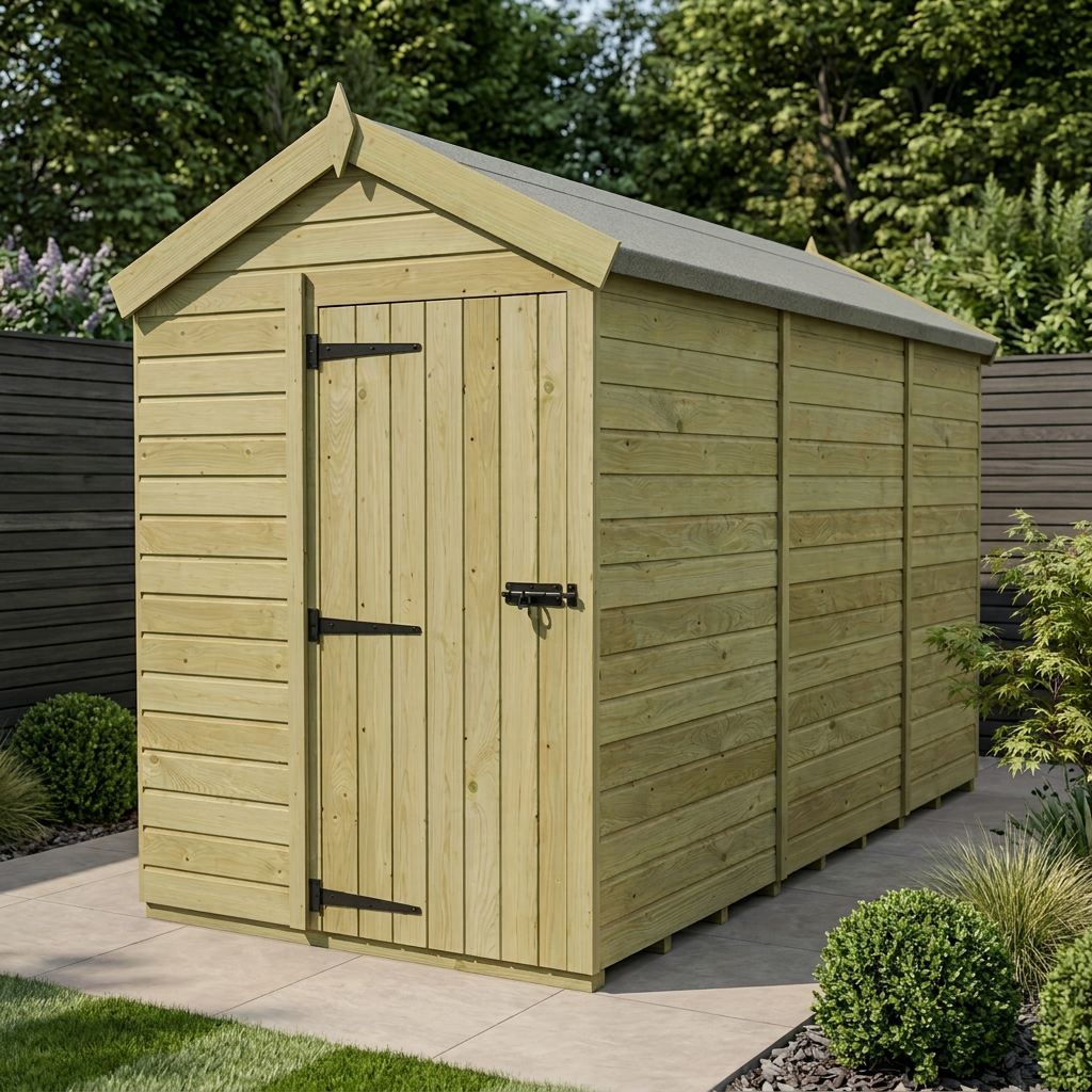 5 x 11 Apex Shed (Single Door, No Windows) - Apex Shed