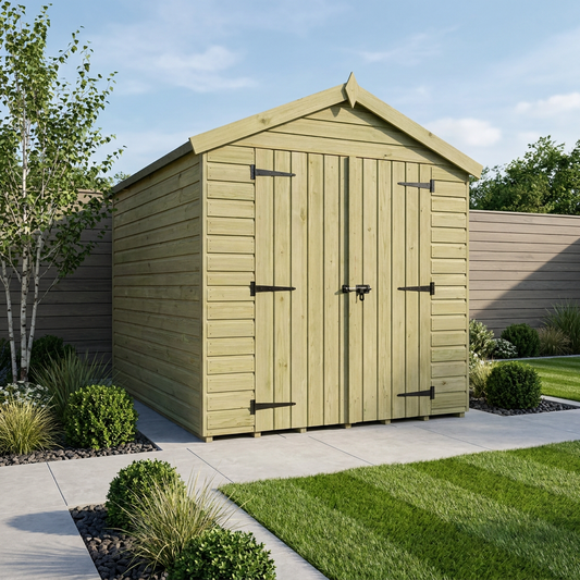 6 x 10 Apex Shed (Double Door, No Windows) - Apex Shed