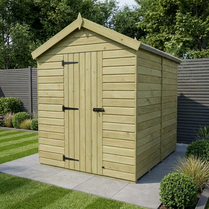 7 x 5 Apex Shed (Single Door, No Windows) - Apex Shed