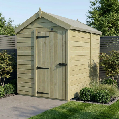 5 x 6 Apex Shed (Single Door, No Windows) - Apex Shed