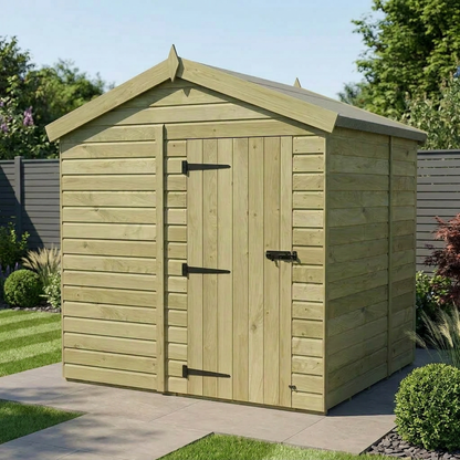 8 x 6 Apex Shed (Single Door, No Windows) - Apex Shed