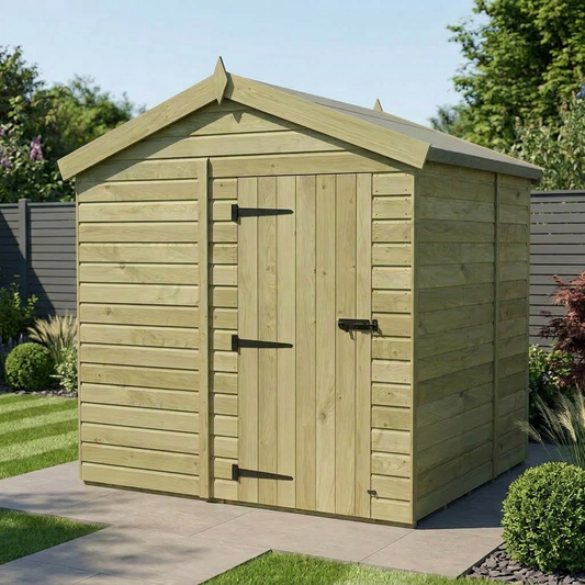 8 x 6 Apex Shed (Single Door, No Windows) - Apex Shed