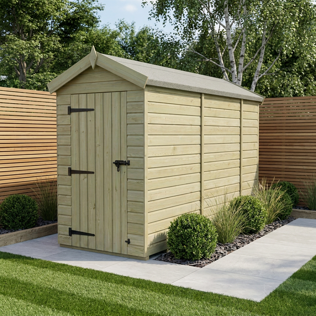 4 x 10 Apex Shed (Double Door, No Windows) - Apex Shed