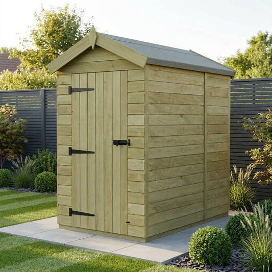 4 x 5 Apex Shed (Single Door, No Windows) - Apex Shed