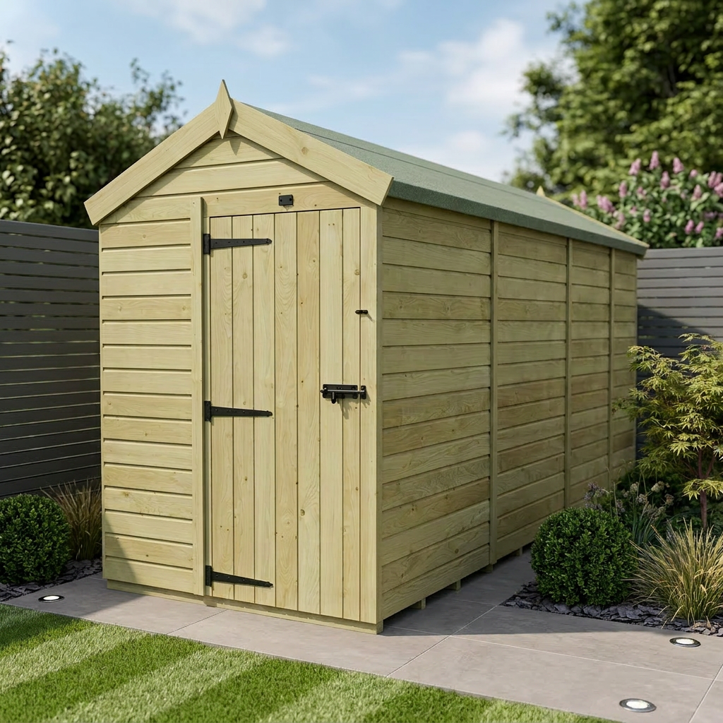 5 x 13 Apex Shed (Single Door, No Windows) - Apex Shed
