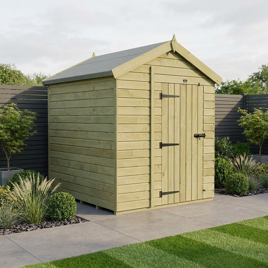 4 x 6 Apex Shed (Single Door, No Windows) - Apex Shed