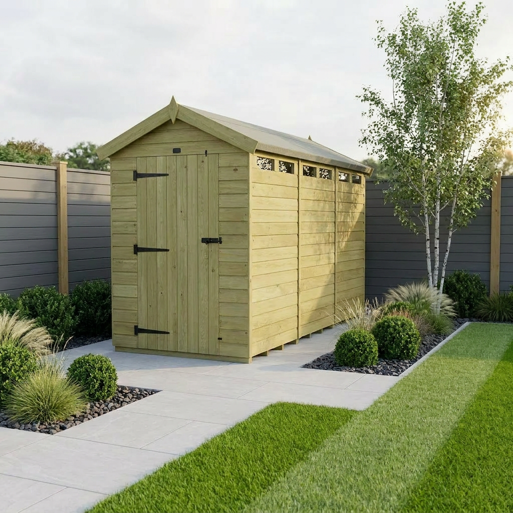 4 x 16 Apex Security Shed - view 2