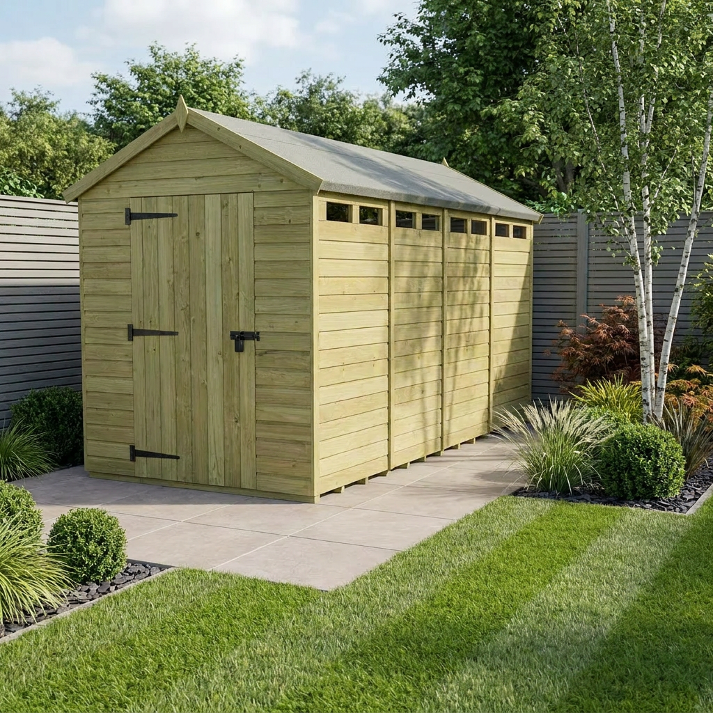 5 x 18 Apex Security Shed - view 2