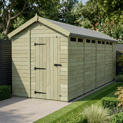 7 x 18 Apex Security Shed - view 2