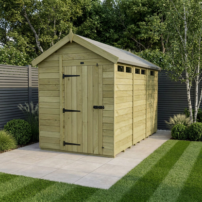 7 x 13 Apex Security Shed - view 2