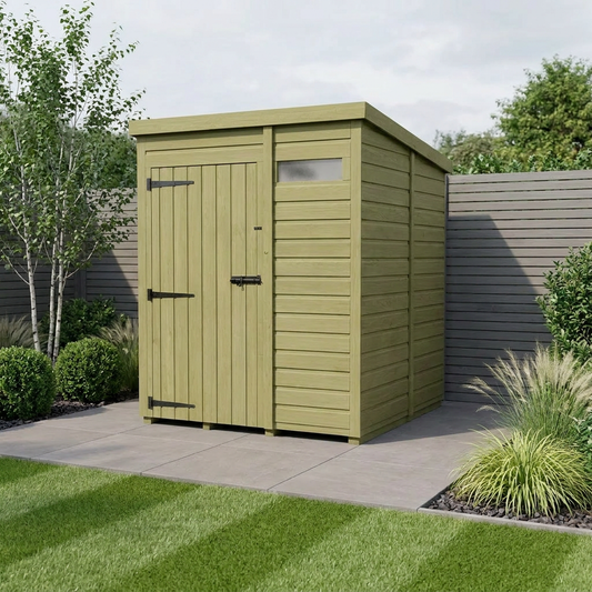 5 x 5 Security Pent Shed - view 2