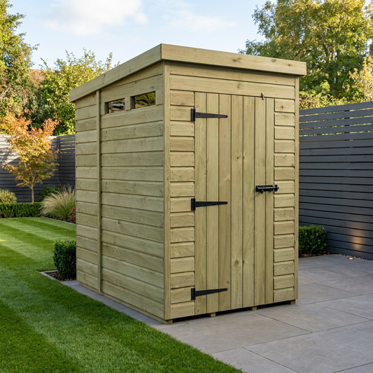 4 x 6  Security Pent Shed - view 2