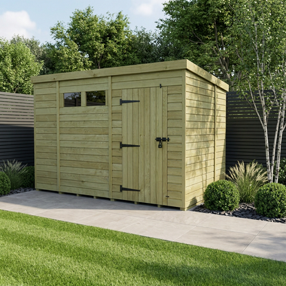 11 x 6  Security Pent Shed - view 2