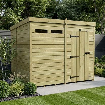 8 x 6  Security Pent Shed - view 3